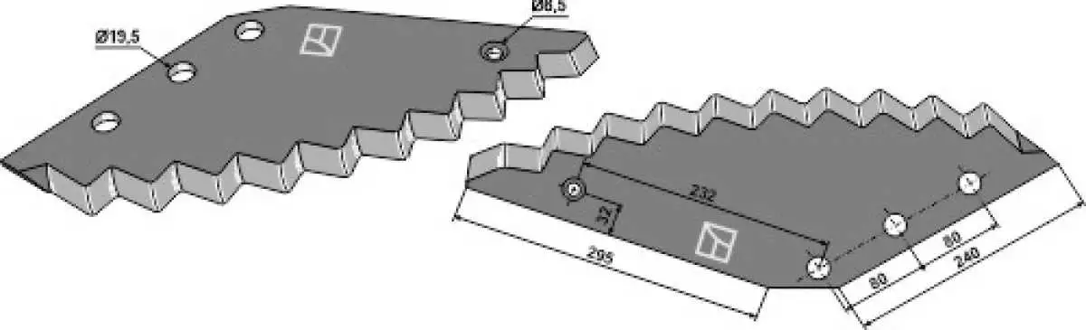 Futtermischwagenmesser